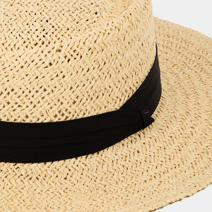 Fame Straw Braided Pork Pie Hat