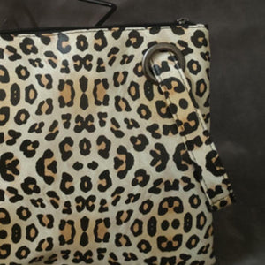 Leopard PU Leather Clutch