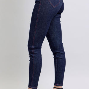 Judy Blue Full Size Heart Shaped Back Pockets Skinny Jeans