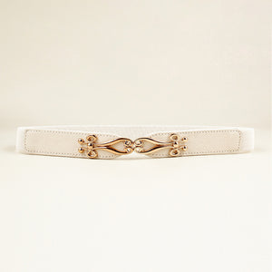 Alloy Buckle Elastic Belt