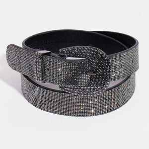 Fame Rhinestone Embellished Belt