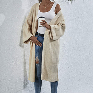 Open Front Long Sleeve Cardigan