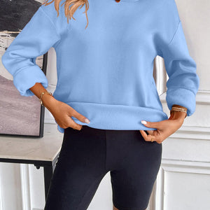 Ivy Lane Round Neck Long Sleeve Sweatshirt