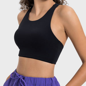 Millennia Cutout Round Neck Active Tank