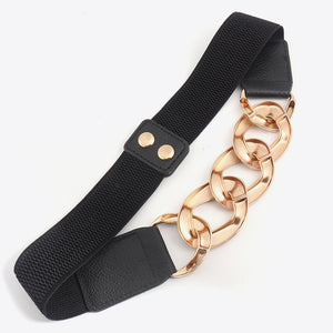 Chain Detail Elastic Belt