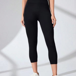 High Waist Cropped Active Leggings