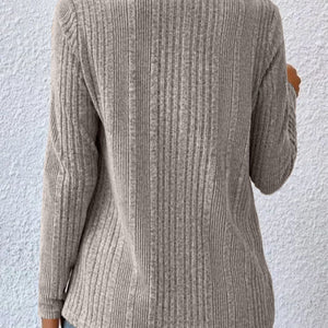 Open Front Long Sleeve Cardigan