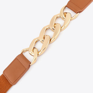 Chain Detail Elastic Belt