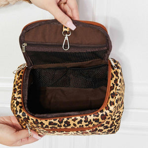 Printed Makeup Bag with Strap