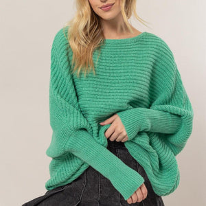 HYFVE Dolman Sleeve Oversized Sweater